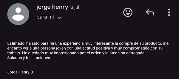 Testimonio cliente
